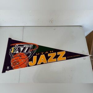 Vintage Wincraft Utah Jazz Vintage Large Pennant